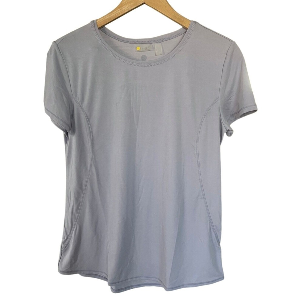 Zella Short Sleeve Lavender Purple Active Top Lightweight Womens Size Small